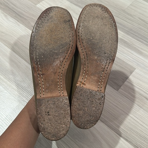 COLE HAAN Women’s Army Green Leather Loafers Size 7.5M - Picture 6 of 7